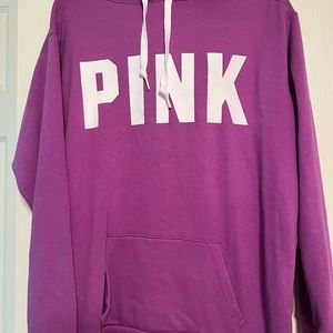 Pink hoodie size large